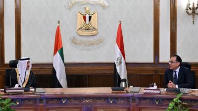 مدبولي يلتقي رئيس المجلس الوطني الاتحادي الإماراتي والوفد المرافق له