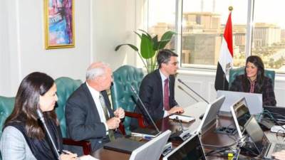 وزيرة التعاون الدولي تبحث مع مسئولي البنك الدولي دفع التعاون المشترك