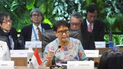وزيرة الخارجية الإندونيسية تدين باجتماع العشرين الفظائع الإسرائيلية في غزة
