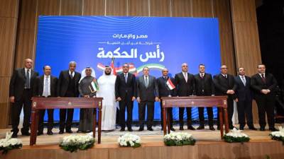 رئيس الوزراء يشهد توقيع أكبر صفقة استثمار بين مصر والامارات لتطوير وتنمية مدينة "رأس الحكمة"