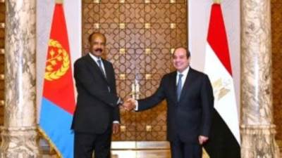 الرئيس السيسى ونظيره الإريترى يبحثان تعزيز تواجد الشركات المصرية بالسوق الإريترية