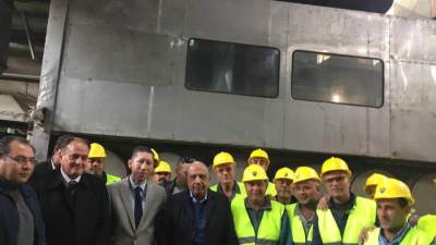 وزير قطاع الأعمال العام يتفقد أعمال تنفيذ خطة إعادة تشغيل مصانع شركة الحرير الصناعي وألياف البوليستر بكفر الدوار