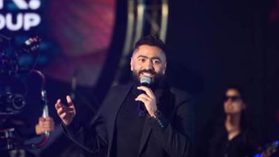 تامر حسنى " يتألق " فى حفل  اطلاق مشروع City Oval  " " لشركة ماستر جروب بأروع أغانيه