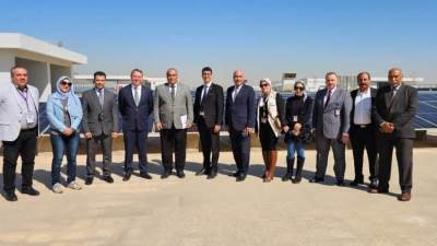 وفد رفيع المستوي من المجلس الدولي للمطارات يزور مطار القاهرة