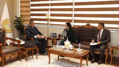 وزير التنمية يبحث مع الأمين العام للمجلس القومى للطفولة مجالات التعاون المشترك