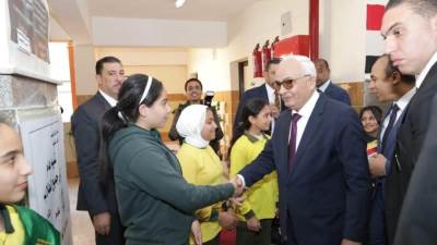 وزير التعليم يتفقد مدرسة "المنيا الجديدة الرسمية للغات" ومدرسة (WE) للتكنولوجيا التطبيقية