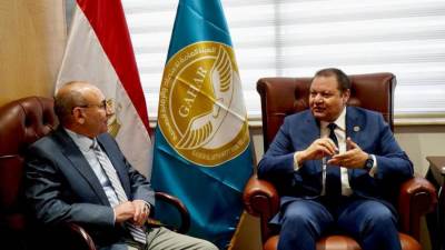 احمد طه يستقبل ممثل منظمة تيموس للاعتماد الدولي بمقر الهيئة بالعاصمة الادارية