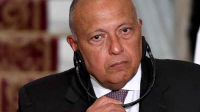 شكري يعقد جلسة مباحثات مع وزيرة خارجية مملكة هولندا بالعاصمة الإدارية الجديدة