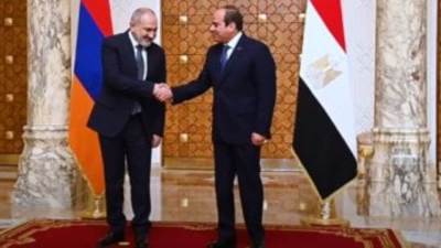 نص كلمة الرئيس السيسى خلال المؤتمر الصحفى المشترك مع رئيس وزراء أرمينيا