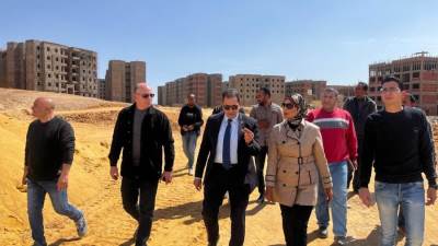 نائب رئيس "اقتصادية قناة السويس” ورئيس الجهاز يتفقدان المرحلة العاجلة بالسويس الجديدة