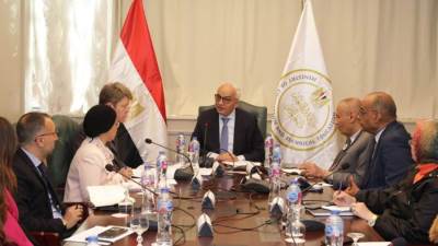 وزير التعليم يستقبل وفد البنك الدولى لبحث ملفات التعاون المشترك