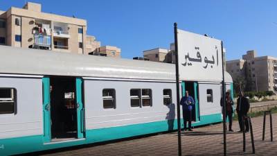 النقل عن قضبان سكة قطار أبو قير: نستخدمها بالخطوط الجديدة ولا صحة لبيعها