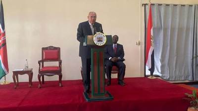 ‏‎وزير الخارجية يترأس وفد مصر في أعمال اللجنة المشتركة المصرية الكينية