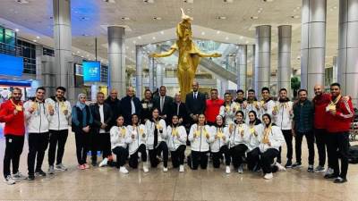 وزير الرياضة يُهنئ بعثة الكاراتيه بعد تصدر منافسات دورة الألعاب الأفريقية بغانا