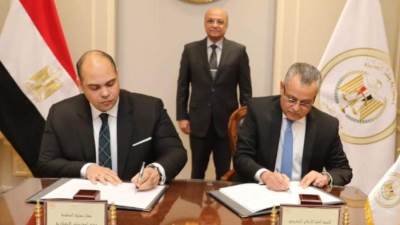 وزير العدل يشهد مراسم توقيع بروتوكول تعاون بين اللجنة العليا للإصلاح التشريعي و جهاز حماية المنافسة