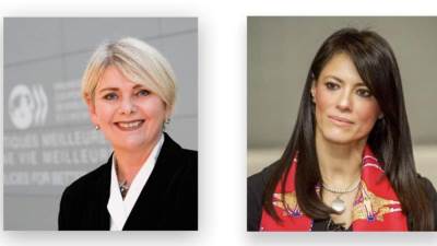 المشاط تناقش مع مسئولي منظمة التعاون الاقتصادي والتنمية OECD دفع التعاون المشترك