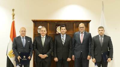 بروتوكول تعاون بين البنك الأهلي المصري ووزارة الرياضة