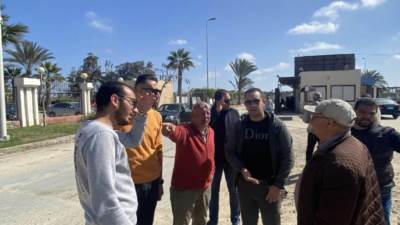 رئيس جهاز مدينة دمياط الجديدة يوجه بسرعة الانتهاء من أعمال تطوير الطرق