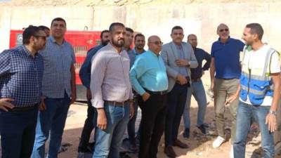 مساعد نائب رئيس هيئة المجتمعات العمرانية يتابع سير العمل بمشروعات المرافق