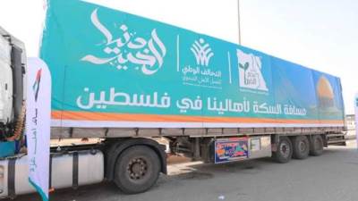 التحالف الوطنى يطلق قافلة مساعدات إنسانية وإغاثية للأشقاء الفلسطينيين