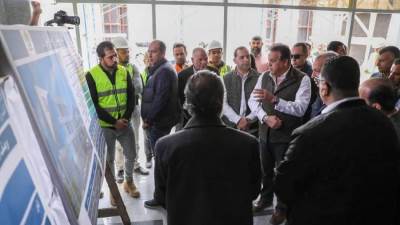 وزير الصحة يتفقد مشروع إنشاء مستشفى طوخ المركزي الجديد