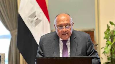 ‏وزير الخارجية يبحث مع مسئول أمريكى سبل إنهاء الأزمة السودانية