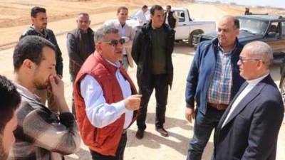 رئيس جهاز مدينة السادات يتفقد مشروعات رفع كفاءة الطرق والكهرباء بالمدينة