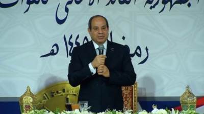 الرئيس السيسى: الدولة لن تنسى شهداءها الذين أناروا بدمائهم طريق التنمية