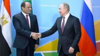 الرئيس السيسى يهنئ بوتين هاتفيًا بمناسبة إعادة انتخابه رئيسًا لروسيا