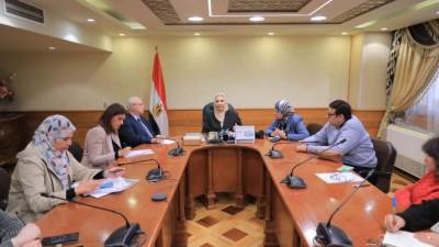 القباج تلتقي مدير المكتب القطري لبرنامج الأغذية العالمي بمصر