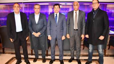 وزير الرياضة يشهد افتتاح بطولة كأس عاصمة مصر ضمن سلسلة الفيفا بين منتخبنا الوطني ونيوزيلندا