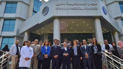 وفد الوكالة الفرنسية يشيد بالطفرة النوعية الملموسة فى منشآت هيئة الرعاية الصحية