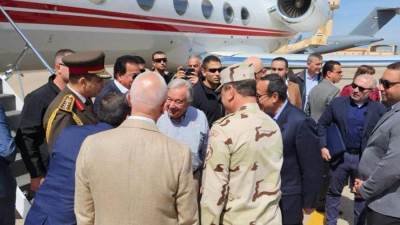 الأمين العام للأمم المتحدة يثمن جهود مصر في استقبال الجرحى الفلسطينيين