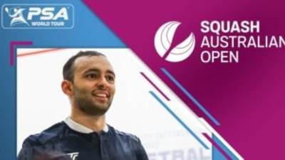 يوسف سليمان يتوج ببطولة أستراليا للاسكواش بعد الفوز على فيكتور كروين