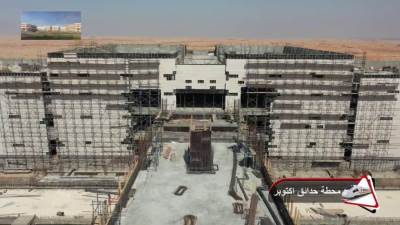 شاهد نسب تنفيذ محطة حدائق أكتوبر للقطار السريع