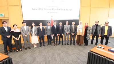 مساعد الإسكان يتابع مع ممثلي وزارة الأراضي بكوريا الجنوبية تقدم الأعمال بمشروع تطوير مدينة بدر