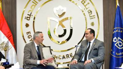 رئيس الرعاية الصحية يبحث تعزيز التعاون مع الغرفة الألمانية العربية للصناعة والتجارة