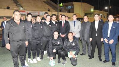 وزير الرياضة يشارك ذوي الهمم بمراكز التخاطب في إفطار جماعي احتفالاً بيوم زايد الإنساني