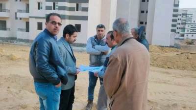 مسئولو "الإسكان" يتفقدون وحدات مبادرة "سكن لكل المصريين" والمرافق بمدينة العبور الجديدة