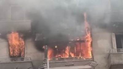 المعاينة: ماس كهربائى وراء حريق شقة نجل الفنان الراحل فؤاد المهندس