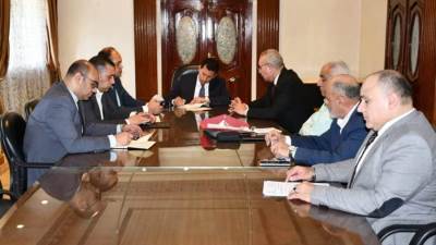 وزير الرياضة يناقش مع اتحاد الطائرة مستجدات المشاركة في دورة الألعاب البارالمبية