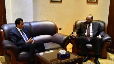 وزير الرياضة يلتقي الأمين العام للمنظمة الكشفية العربية