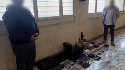 ضبط شخصين لقيامهما بإنشاء وإدارة محطة بث تلفزيوني لاسلكية بدون ترخيص بالمنوفية