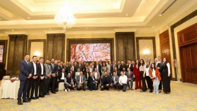 شركة العاصمة الإدارية للتنمية العمرانية تشارك المطورين العقاريين إفطار رمضان