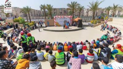 صندوق تحيا مصر يحتفل مع 2800 طفل في يوم اليتيم بالمدينة الشبابية في الأسمرات
