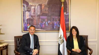  المشاط تبحث مع المدير الإقليمي لمنظمة الأمم المتحدة للتنمية الصناعية