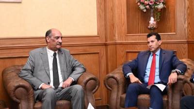 وزير الرياضة يناقش مع رئيس الاتحاد الرياضي للمكفوفين المشاركة في دورة الألعاب البارالمبية باريس