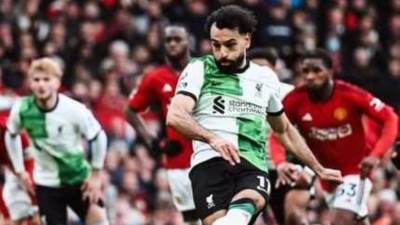 محمد صلاح يسجل هدفا في تعادل ليفربول المثير مع مانشستر يونايتد 2/2 بالدوري الإنجليزي