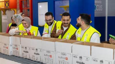 إنطلاق قافلة الخير من بنك القاهرة لتقديم مساعداتها لـ 55 ألف مستفيد بالمحافظات