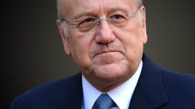 ميقاتي: بداية الحل في لبنان انتخاب رئيس جديد للجمهورية وتشكيل حكومة